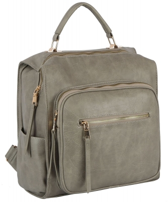 Fashion Top Handle Backpack LM-0327 GRAY